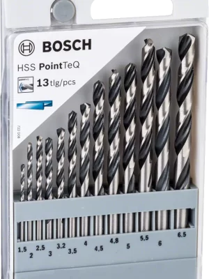 BOSCH 2608577349
Bộ mũi khoan
HSS 13 mũi 1.5-6.5mm