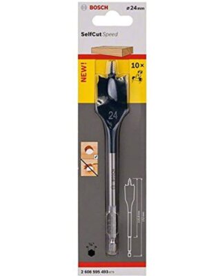 BOSCH 2608595493
Mũi khoét gỗ đuôi cá SELFCUT 24x152mm