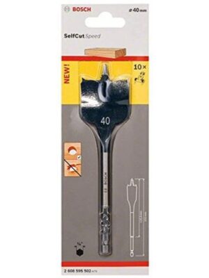 BOSCH 2608595502
Mũi khoét gỗ đuôi cá SELFCUT 40x152mm