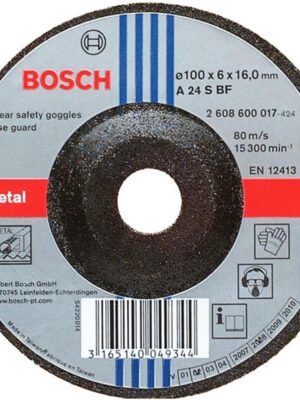 BOSCH 2608600017
Đá mài 100x6x16mm (sắt)