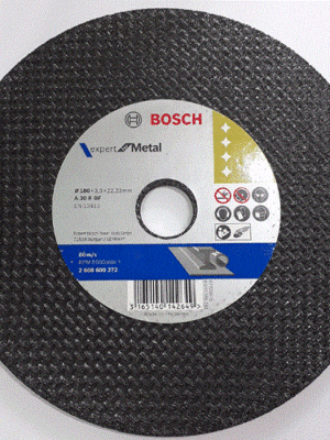 BOSCH 2608600272
Đá cắt 180x3x22.2mm (sắt)