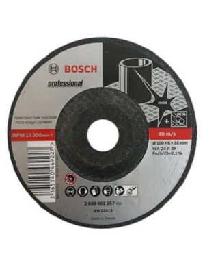 BOSCH 2608602267
Đá mài 100x6x16mm (inox)