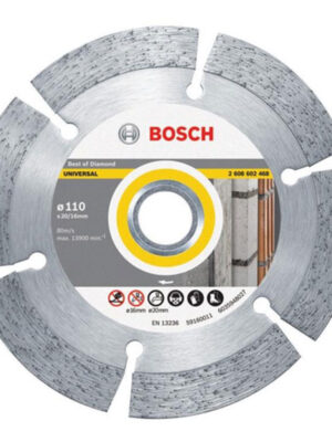 BOSCH 2608602468
Đĩa cắt kim cương 110×20/16mm
đa năng