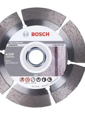 BOSCH 2608602474
Đĩa cắt kim cương 105×20/16mm bê tông (Best)