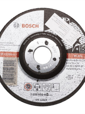 BOSCH 2608602488
Đá mài 125x6x22.2mm (inox)