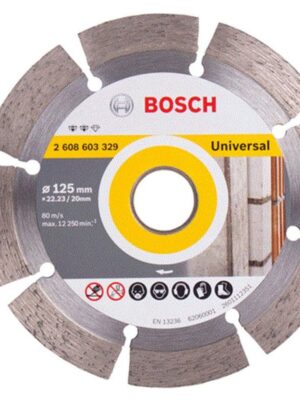 BOSCH 2608603329
Đĩa cắt kim cương 125×22.2mm
đa năng