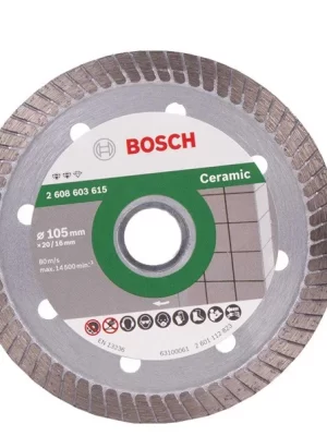 BOSCH 2608603615
Đĩa cắt kim cương Turbo 105x16mm ceramic