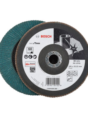 BOSCH 2608608289
Đĩa nhám xếp P60 Ø180mm